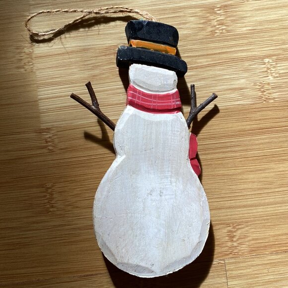 Cute Wooden Snowman & Deer Ornaments - Picture 3 of 5